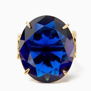 Kate Spade ♤ 'What a Gem' Sapphire Adjustable Ring